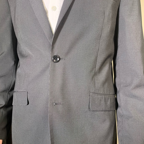Mark Eckō Charcoal Grey Black Suit 38R - Picture 6 of 6